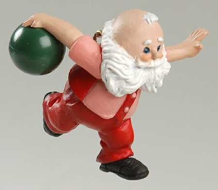 1988 Hallmark Christmas Ornaments Polar Bowler - Boxed