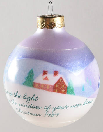 1989 Hallmark Christmas Ornaments New Home - Boxed
