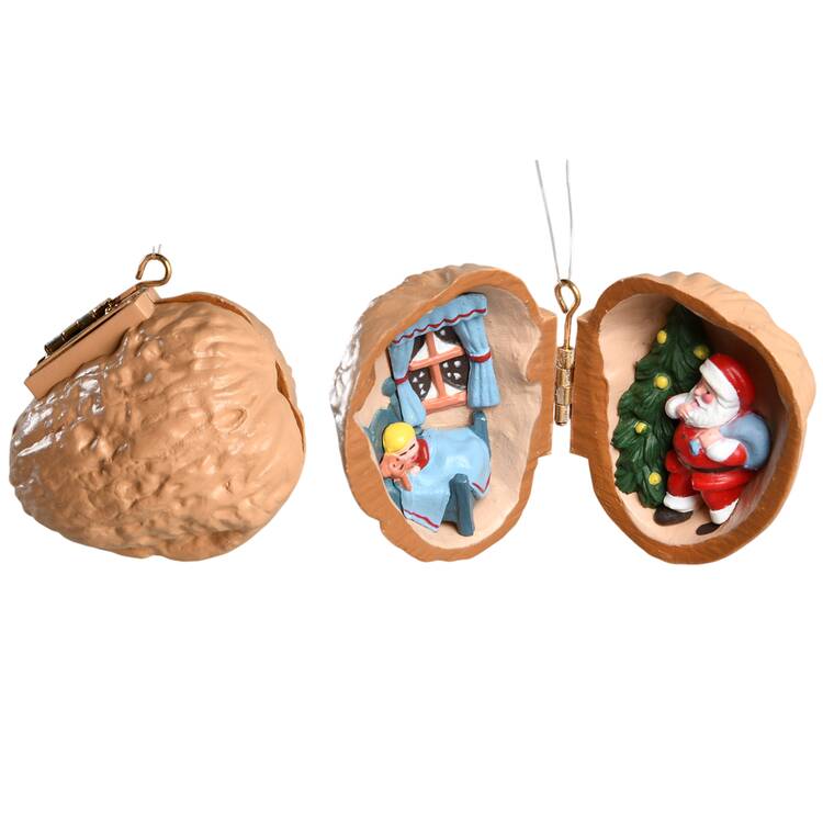 1989 Hallmark Christmas Ornaments Nutshell Dreams - With Box 108