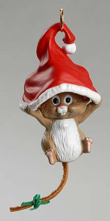 1989 Hallmark Christmas Ornaments Hang In There - Boxed