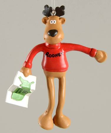 1989 Hallmark Christmas Ornaments Rodney Reindeer - Boxed