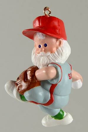 1989 Hallmark Christmas Ornaments Here's The Pitch - Boxed