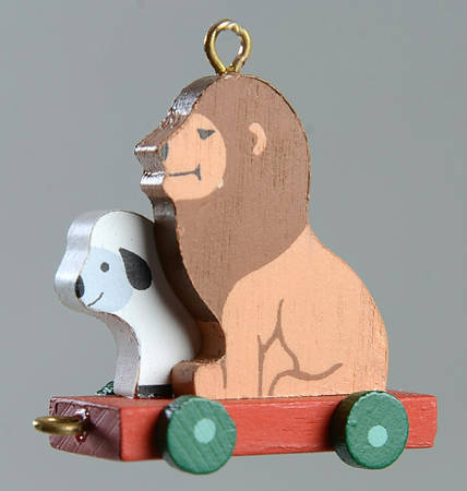 1990 Hallmark Christmas Ornaments Lion And Lamb - Boxed