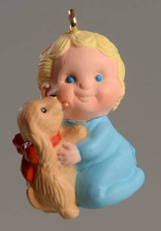 1990 Hallmark Christmas Ornaments Puppy Love - Boxed