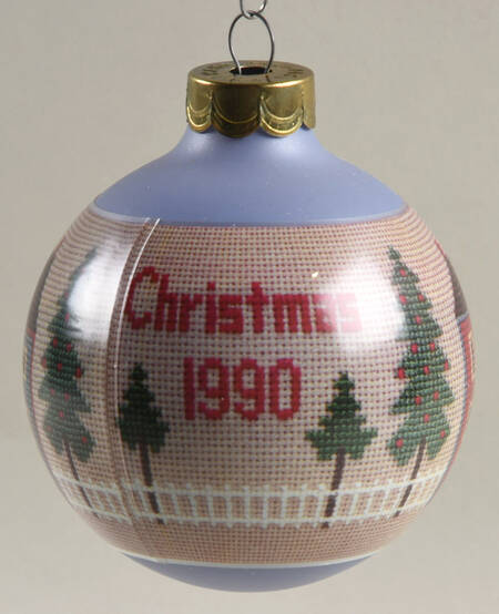 1990 Hallmark Christmas Ornaments From Our Home To Yours - Boxed
