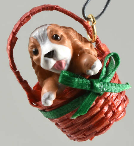 1990 Hallmark Christmas Ornaments Basket Buddy - Boxed