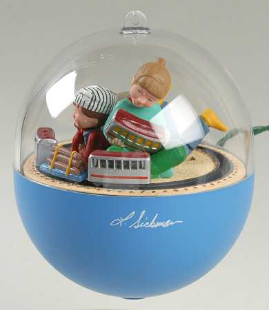 1990 Hallmark Christmas Ornaments Childrens Express-Light And Motion - Boxed