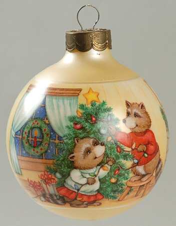 1990 Hallmark Christmas Ornaments Our 1st Christmas Together - With Box