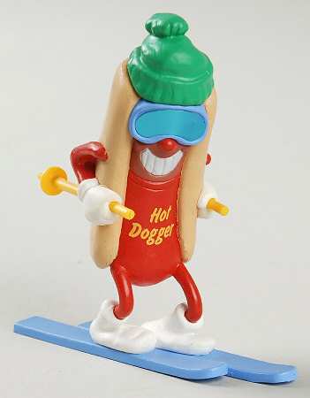 1990 Hallmark Christmas Ornaments Hot Dogger - Boxed