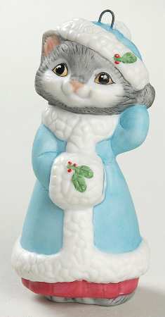 Christmas Kitty Kitty With Holly-1990 - Boxed