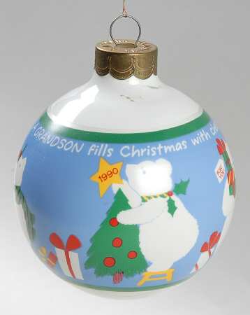 1990 Hallmark Christmas Ornaments Grandson - Boxed