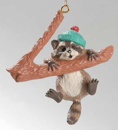 1990 Hallmark Christmas Ornaments Hang In There - Boxed