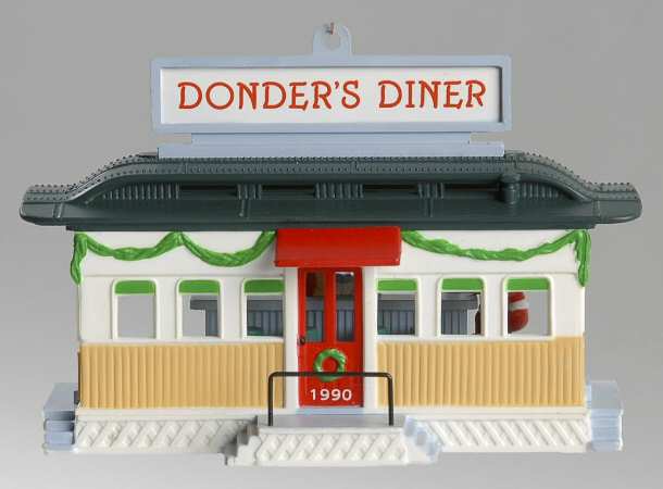 1990 Hallmark Christmas Ornaments Donder's Diner - Boxed