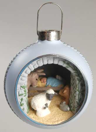 1990 Hallmark Christmas Ornaments Blessings Of Love - Boxed