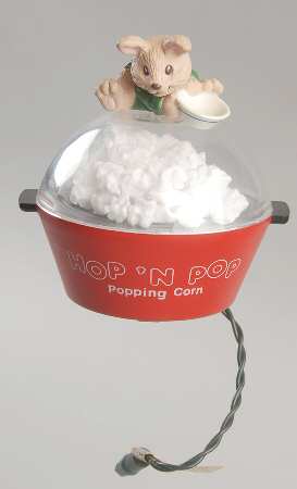 1990 Hallmark Christmas Ornaments Hop 'n  Pop Popper - Boxed