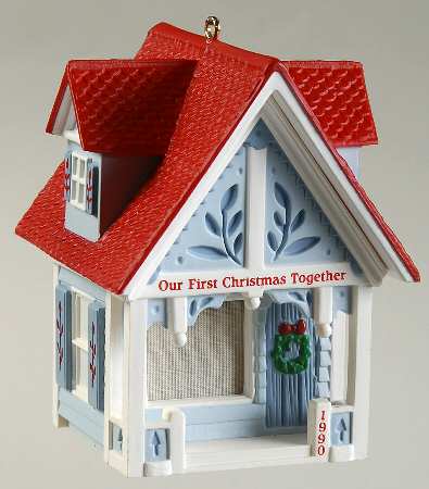 1990 Hallmark Christmas Ornaments Our First Christmas Together - Boxed