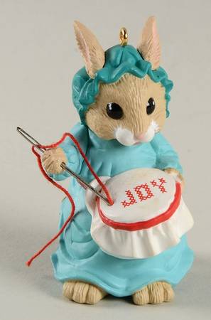 1990 Hallmark Christmas Ornaments Stitches Of Joy - Boxed