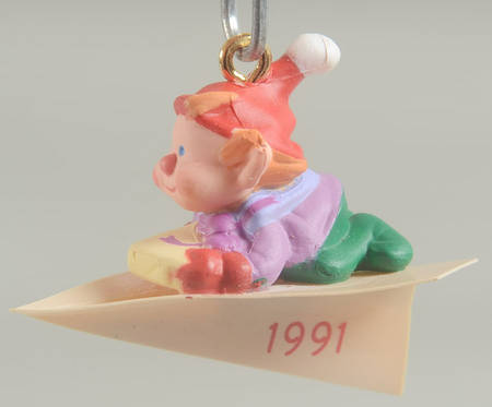 1991 Hallmark Christmas Ornaments Fly By - Boxed