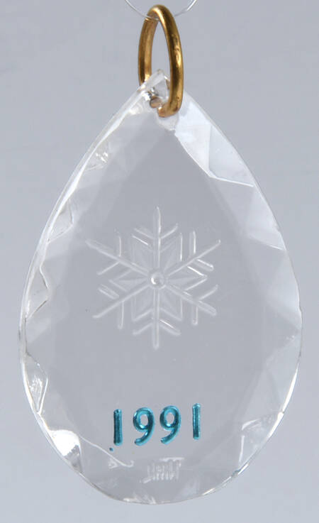 1991 Hallmark Christmas Ornaments Holiday Snowflake - Boxed