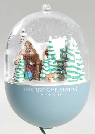 1991 Hallmark Christmas Ornaments Bringing Home The Tree - Boxed