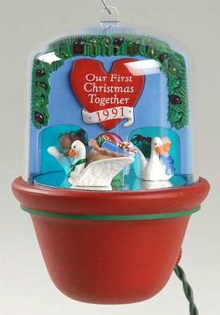 1991 Hallmark Christmas Ornaments Our First Christmas Together - Boxed