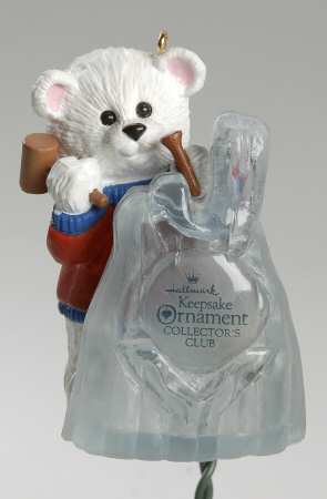 1991 Hallmark Christmas Ornaments Beary Artistic - Boxed