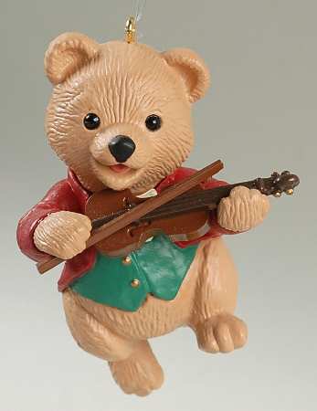1991 Hallmark Christmas Ornaments Fiddlin' Around - Boxed