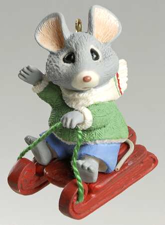 1991 Hallmark Christmas Ornaments Look Out Below - Boxed