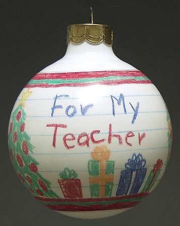1991 Hallmark Christmas Ornaments Teacher - Boxed