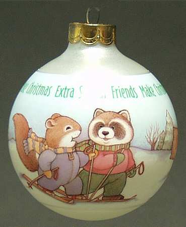 1991 Hallmark Christmas Ornaments Extra Special Friends - Boxed