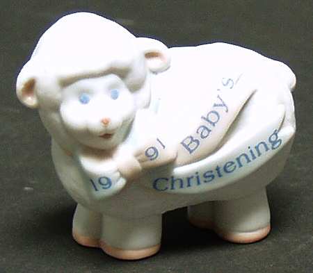 1991 Hallmark Christmas Ornaments Baby's Christening - Boxed