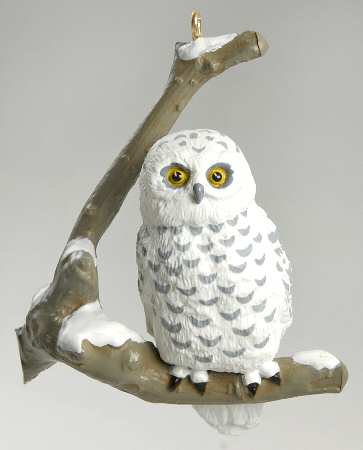 1991 Hallmark Christmas Ornaments Snowy Owl - Boxed