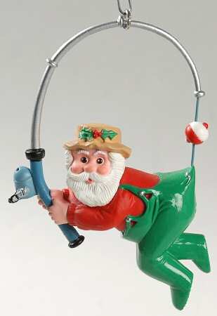 Fishing Hooked On Santa - Boxed