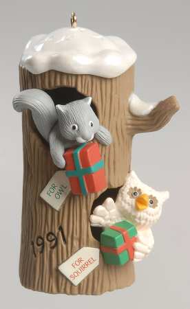 1991 Hallmark Christmas Ornaments Friendship Tree - Boxed