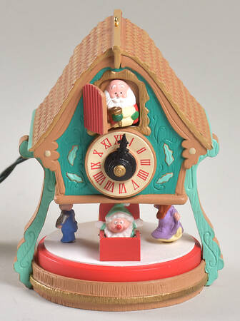 1992 Hallmark Christmas Ornaments Enchanted Clock - Boxed
