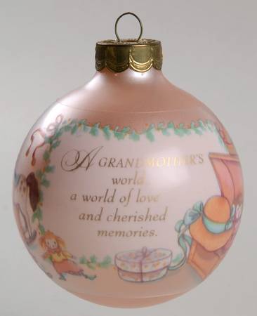 1992 Hallmark Christmas Ornaments Grandmother - Boxed