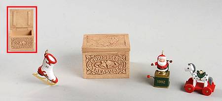1992 Hallmark Christmas Ornaments Christmas Treasures - Boxed