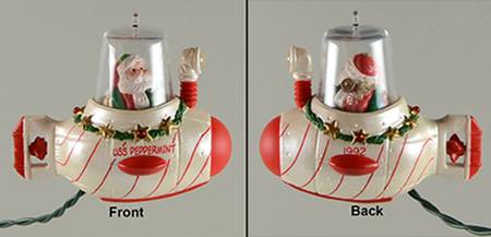 1992 Hallmark Christmas Ornaments Santa Sub - Boxed