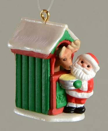 1992 Hallmark Christmas Ornaments Feeding Time - Boxed