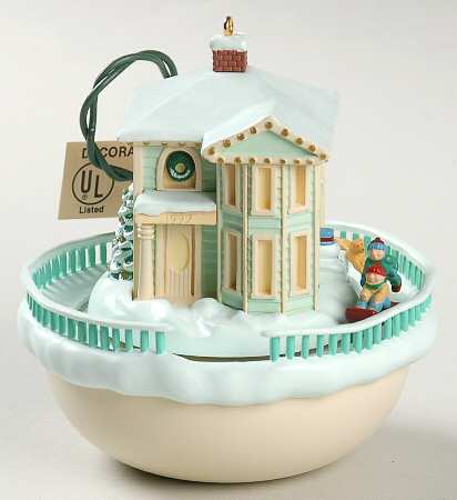 1992 Hallmark Christmas Ornaments Good Sledding Ahead - Boxed