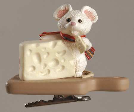 1992 Hallmark Christmas Ornaments Merry "Swiss" Mouse - Boxed