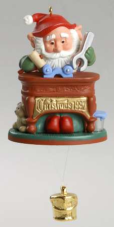 1992 Hallmark Christmas Ornaments Genius At Work - Boxed