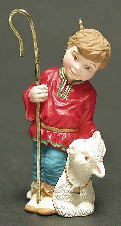 1992 Hallmark Christmas Ornaments Loving Shepherd - Boxed