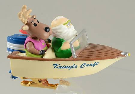 1993 Hallmark Christmas Ornaments Making Waves - Boxed