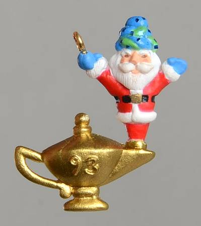 1993 Hallmark Christmas Ornaments I Dream Of Santa - Boxed