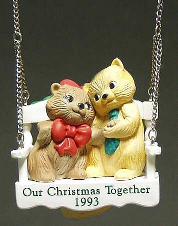 1993 Hallmark Christmas Ornaments Our Christmas Together - No Box