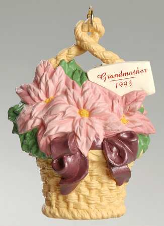 1993 Hallmark Christmas Ornaments Grandmother - Boxed