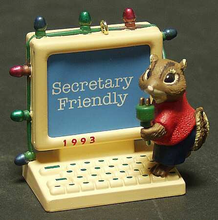 1993 Hallmark Christmas Ornaments People Friendly - Boxed
