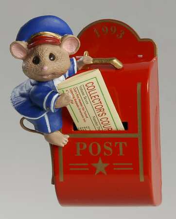 1993 Hallmark Christmas Ornaments It's In The Mail - Boxed