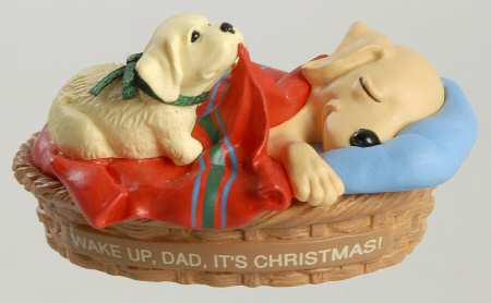 1993 Hallmark Christmas Ornaments Wake Up Call - Boxed